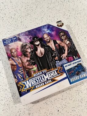LOWEST NWT WWE Road to Wrestlemania Board Game NO LONGER IN STORES - Collectors